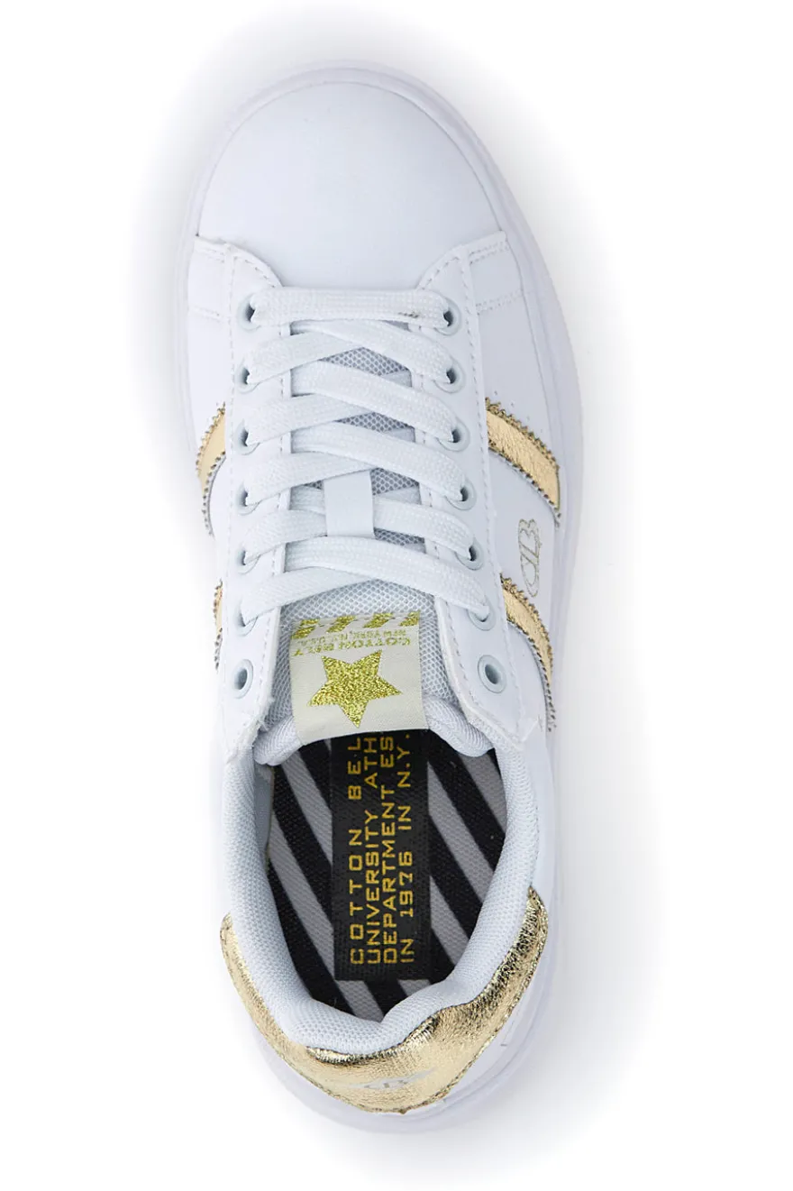 Sneakers Cotton Belt Carmela Bianche