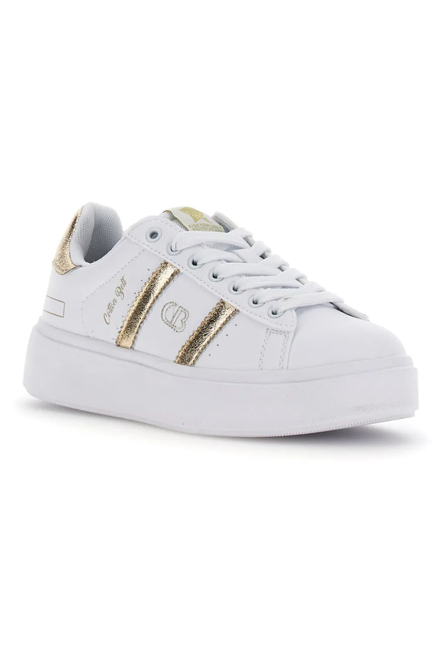 Sneakers Cotton Belt Carmela Bianche