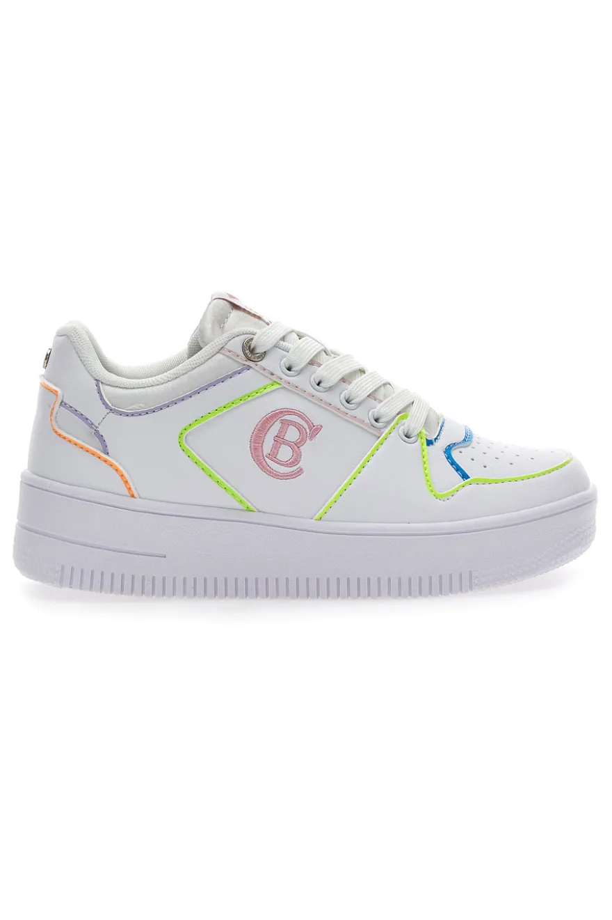Sneakers Cotton Belt Axel Pu Bianche