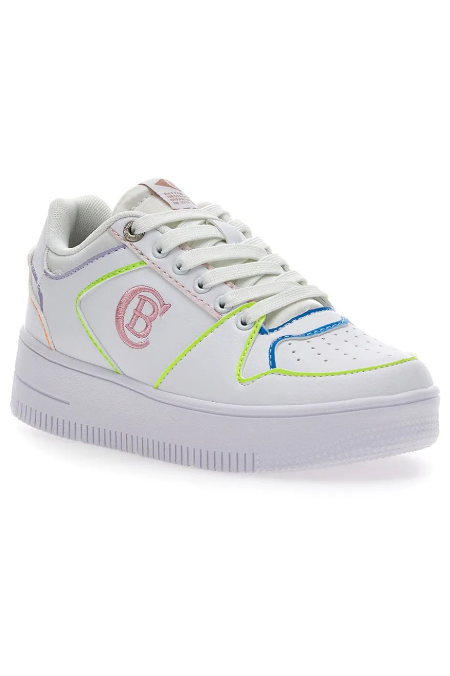 Sneakers Cotton Belt Axel Pu Bianche