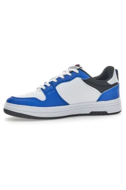 Sneakers Cotton Belt Funky Pop Bianche e Blu