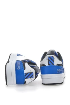 Sneakers Cotton Belt Funky Pop Bianche e Blu