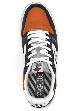 Sneakers Cotton Belt Funky Bicolor Arancio