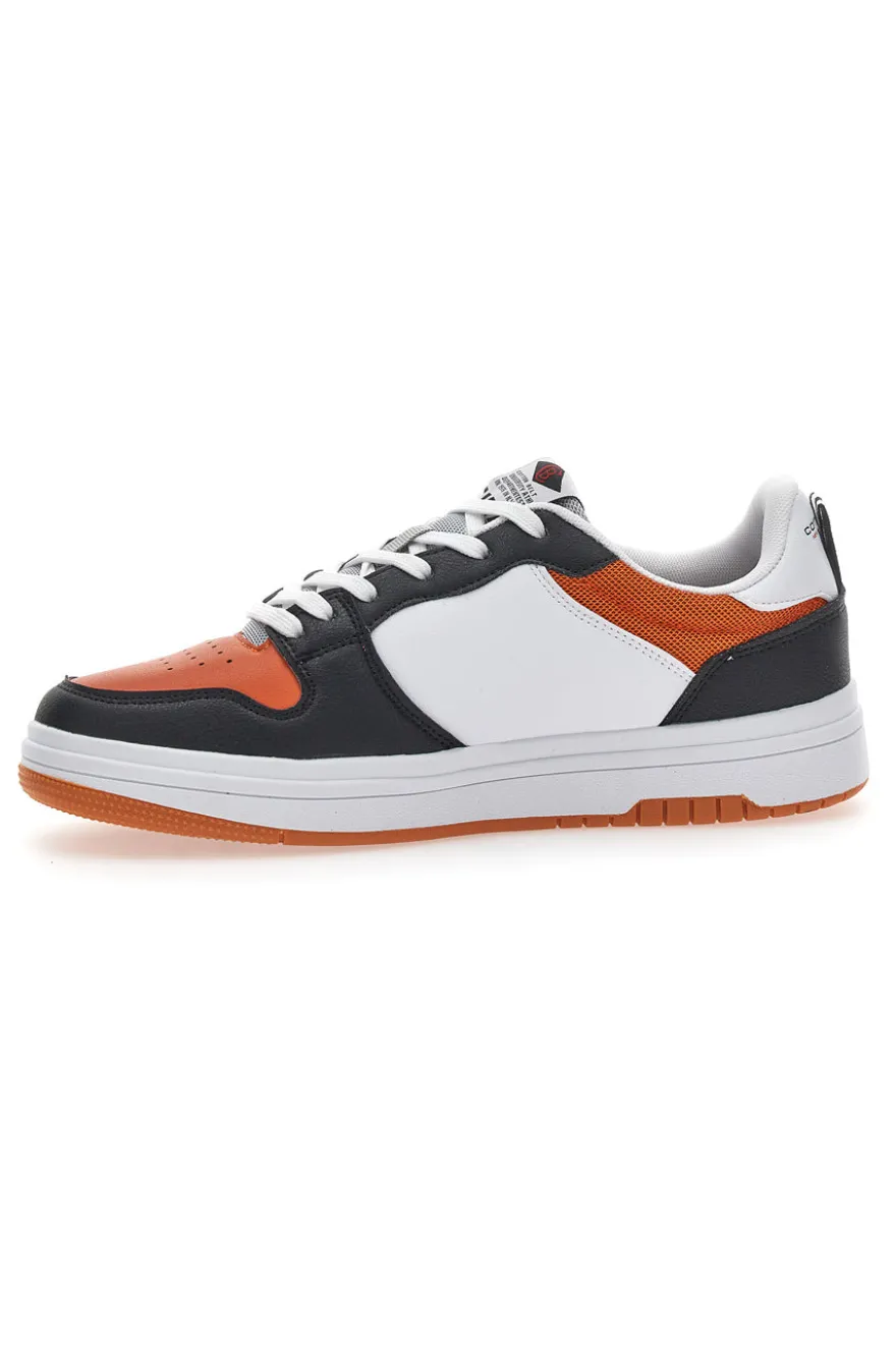 Sneakers Cotton Belt Funky Bicolor Arancio