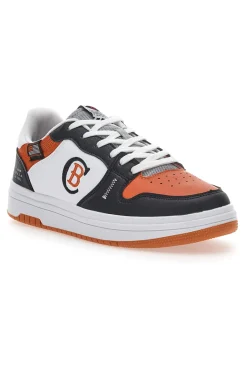 Sneakers Cotton Belt Funky Bicolor Arancio
