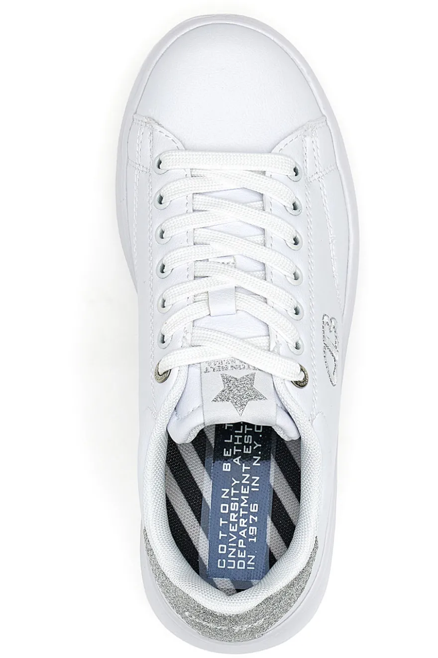 Sneakers Cotton Belt London 1 Bianche