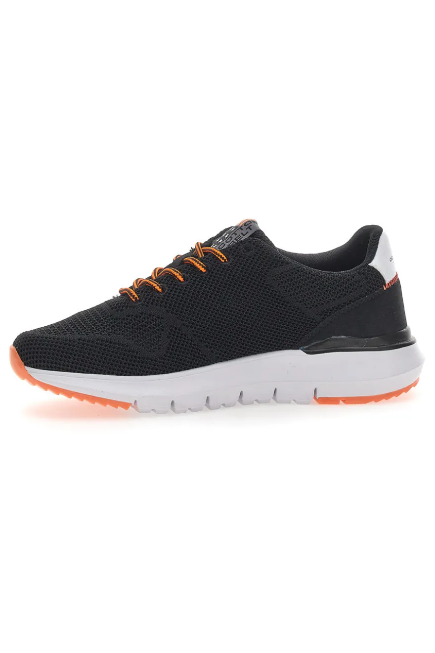 Sneakers Cotton Belt Lucas Nere e Arancio