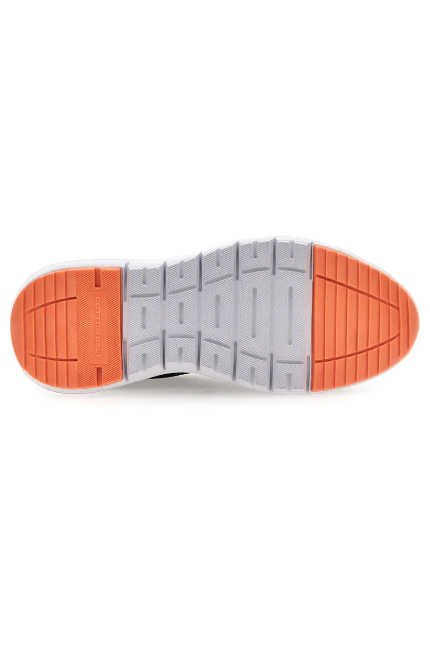 Sneakers Cotton Belt Lucas Nere e Arancio