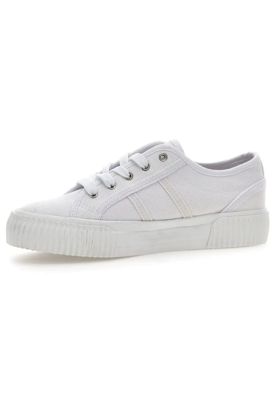 Sneakers Coveri California Canvas Bianche