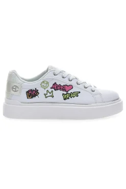 Sneakers Coveri Silvia Graffiti Bianco