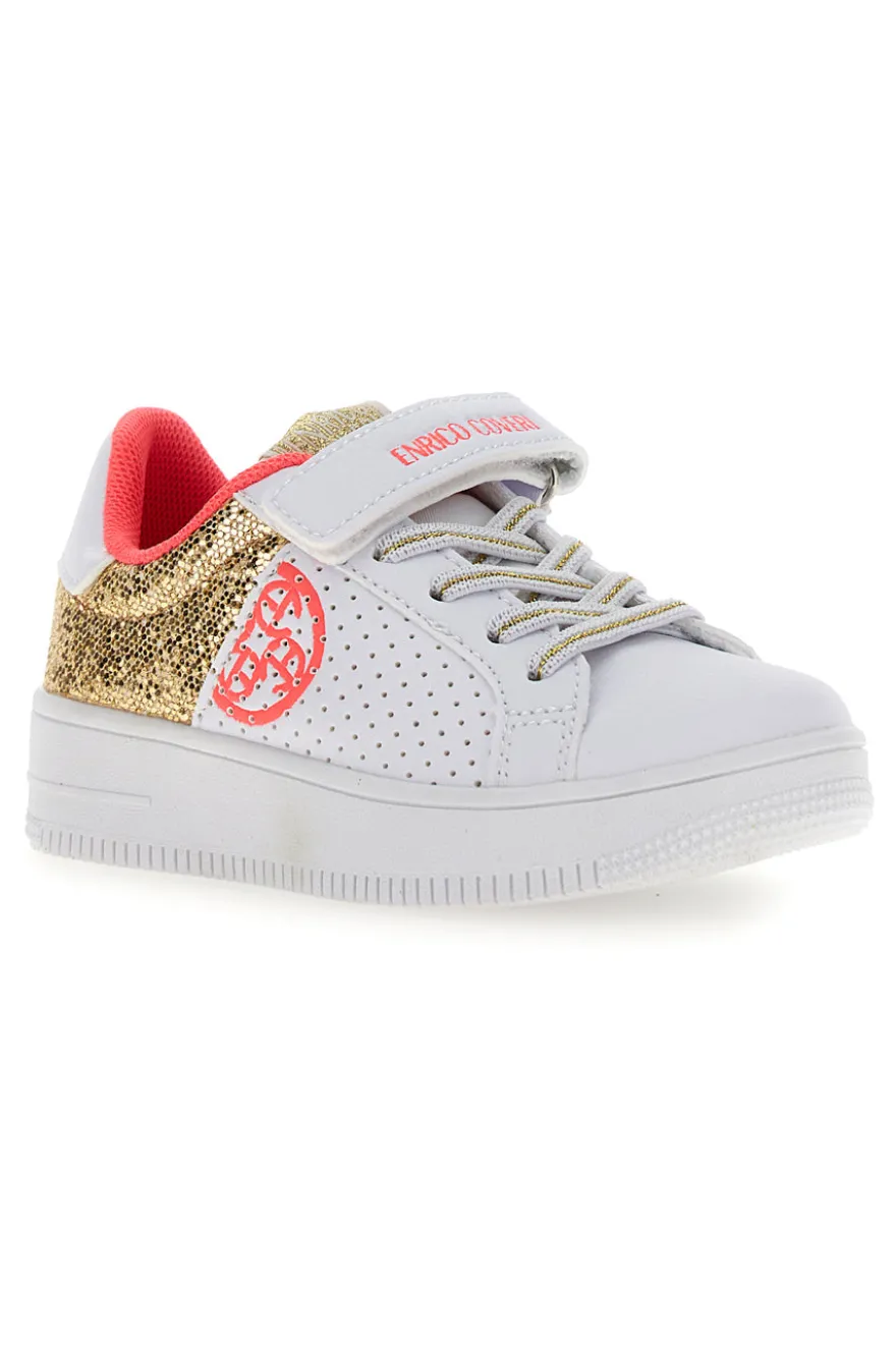 Sneakers Coveri Vanessa Glitter Bianche