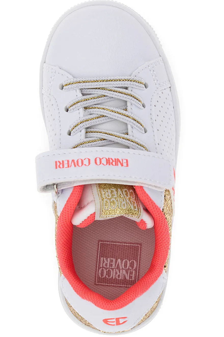 Sneakers Coveri Vanessa Glitter Bianche