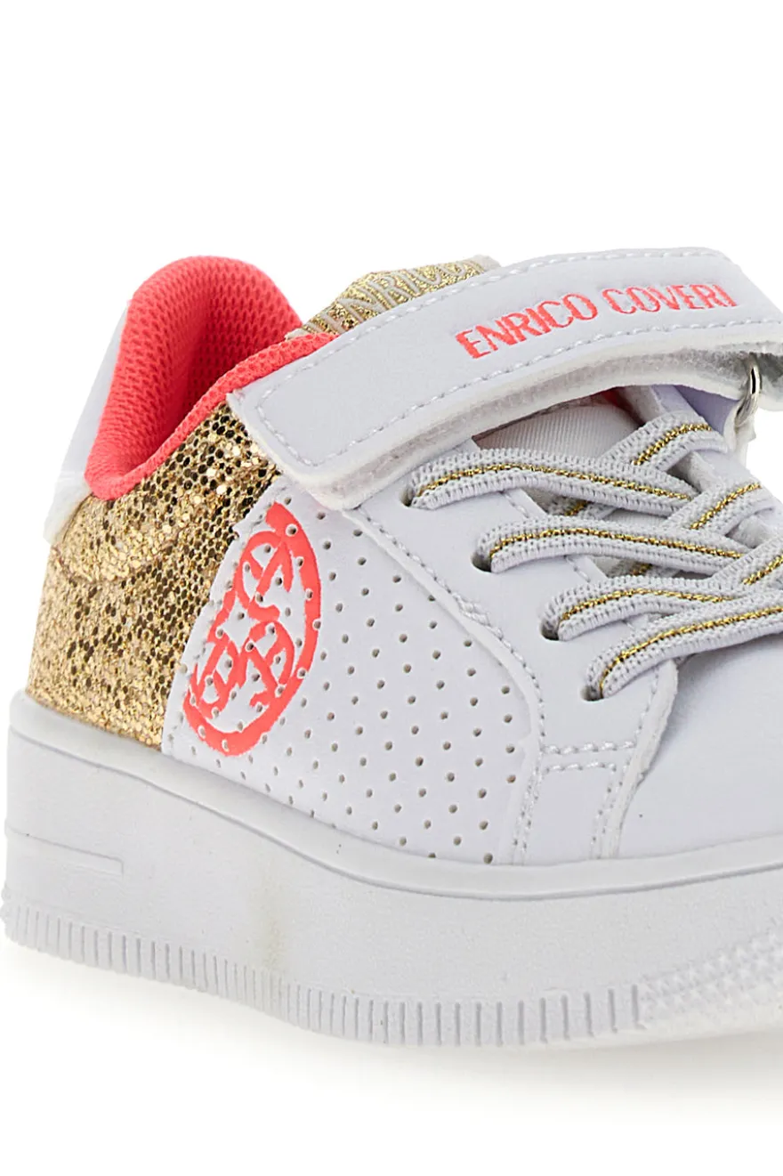 Sneakers Coveri Vanessa Glitter Bianche