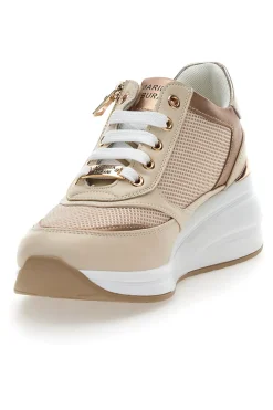 Sneakers Crema Con Platform Mariella Burani 50392
