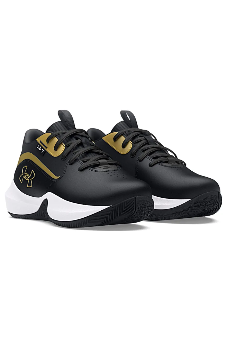 Sneakers da basket nere con dettagli oro Under Armour PS Lockdown 7