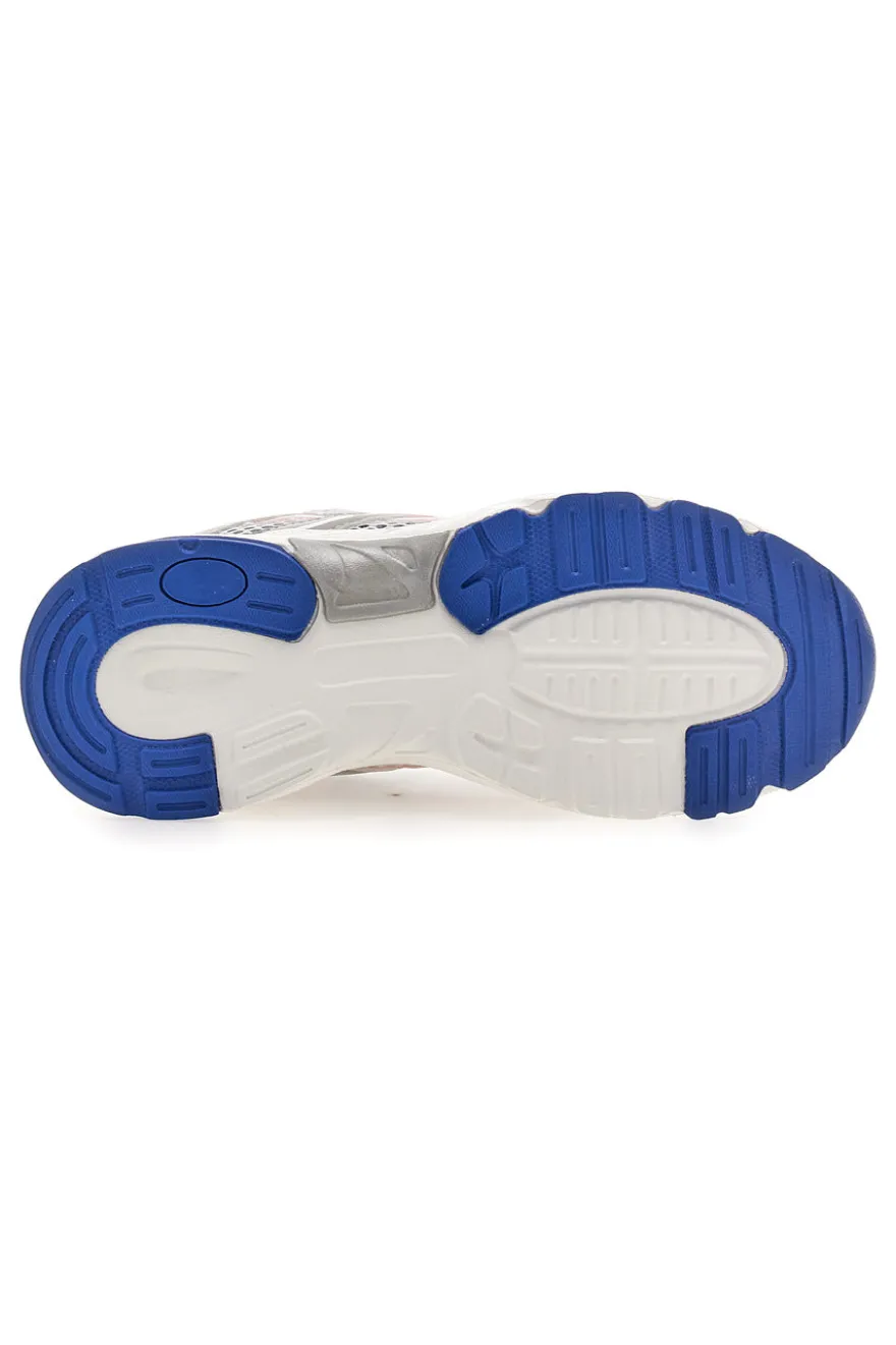 Sneakers da donna argento con inserti rosa e blu Pittarello Capsule 8W25911