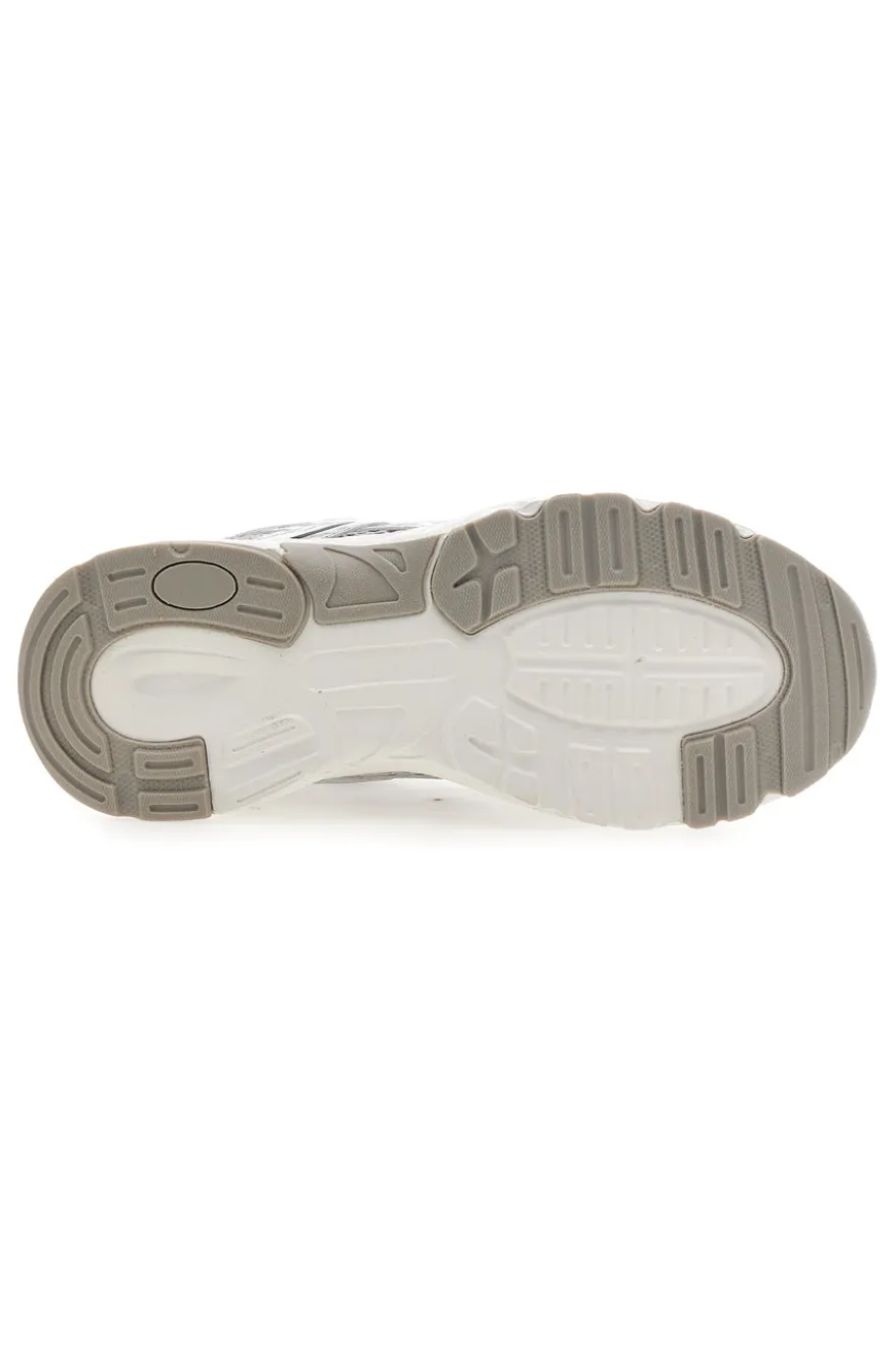 Sneakers da donna argento con inserti mesh Pittarello Capsule 8W25911