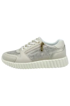 Sneakers da donna beige Bagatt 445AI60654505290