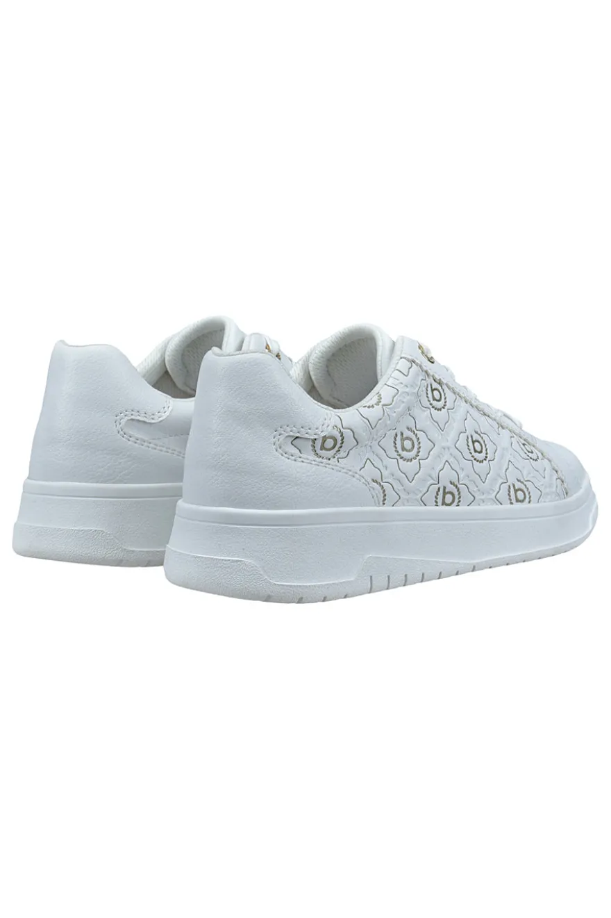 Sneakers da donna bianche Bagatt 435AQG1850002051
