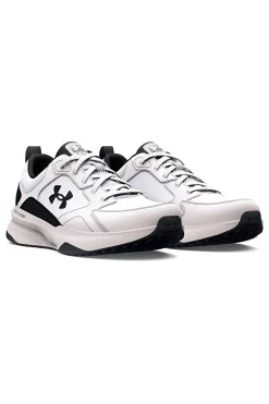 Sneakers da ginnastica uomo bianche in mesh Under Armour Charged Edge