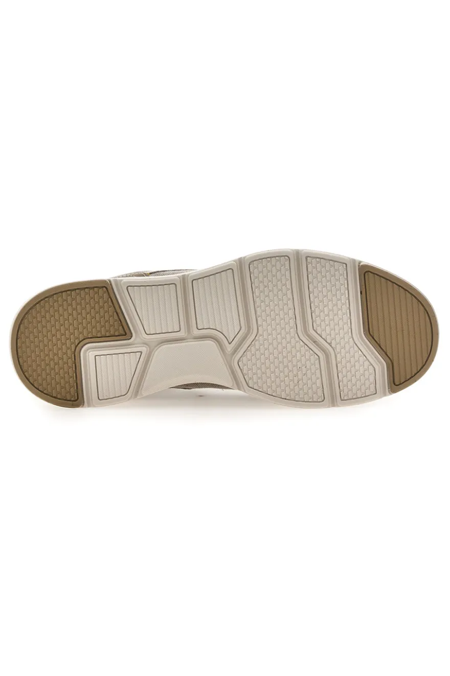 Sneakers da uomo beige in tessuto Sevenoaks YH25096