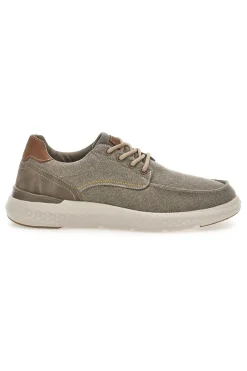 Sneakers da uomo beige in tessuto Sevenoaks YH25096