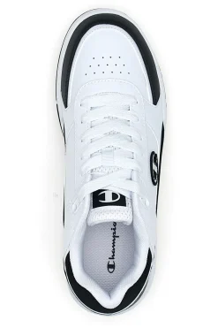 Sneakers da uomo bianche e nere basket style Champion RD18 Heritage Low