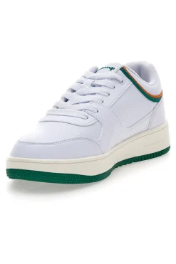 Sneakers da uomo bianche con dettagli verdi Champion RD18 Low