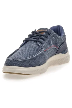 Sneakers da uomo blu in tessuto Sevenoaks YH25096