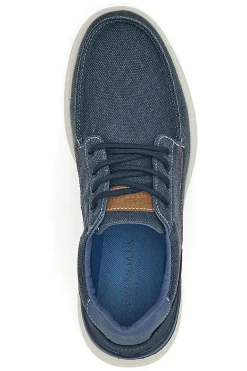 Sneakers da uomo blu in tessuto Sevenoaks YH25096