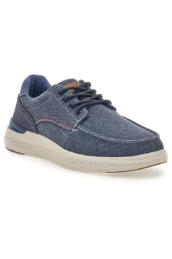 Sneakers da uomo blu in tessuto Sevenoaks YH25096