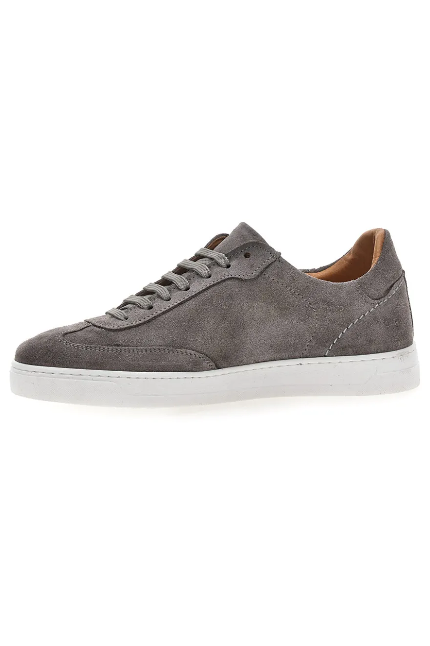 Sneakers da uomo grigio in pelle Ptr 3001