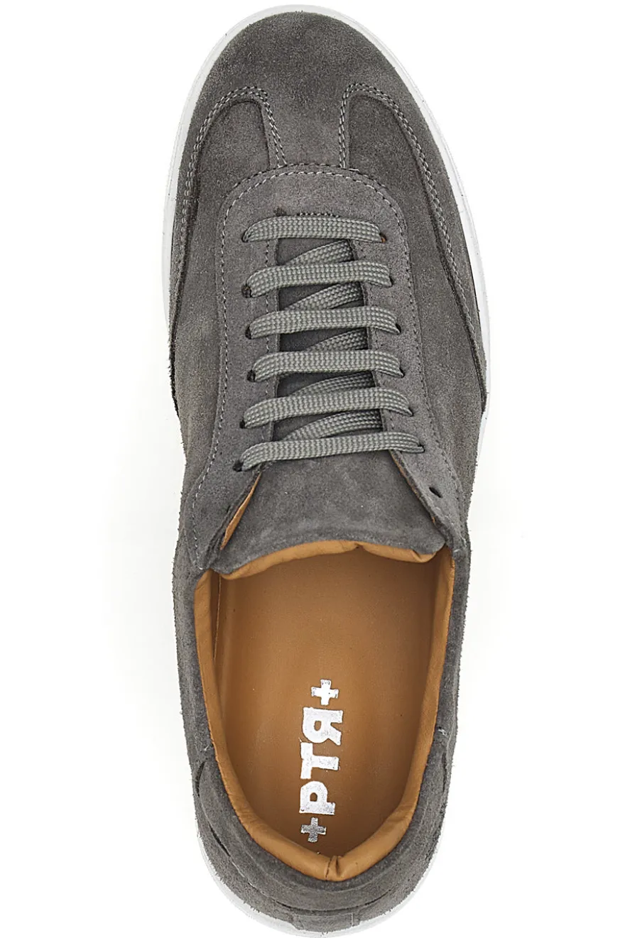 Sneakers da uomo grigio in pelle Ptr 3001