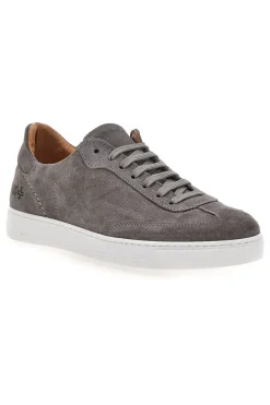 Sneakers da uomo grigio in pelle Ptr 3001