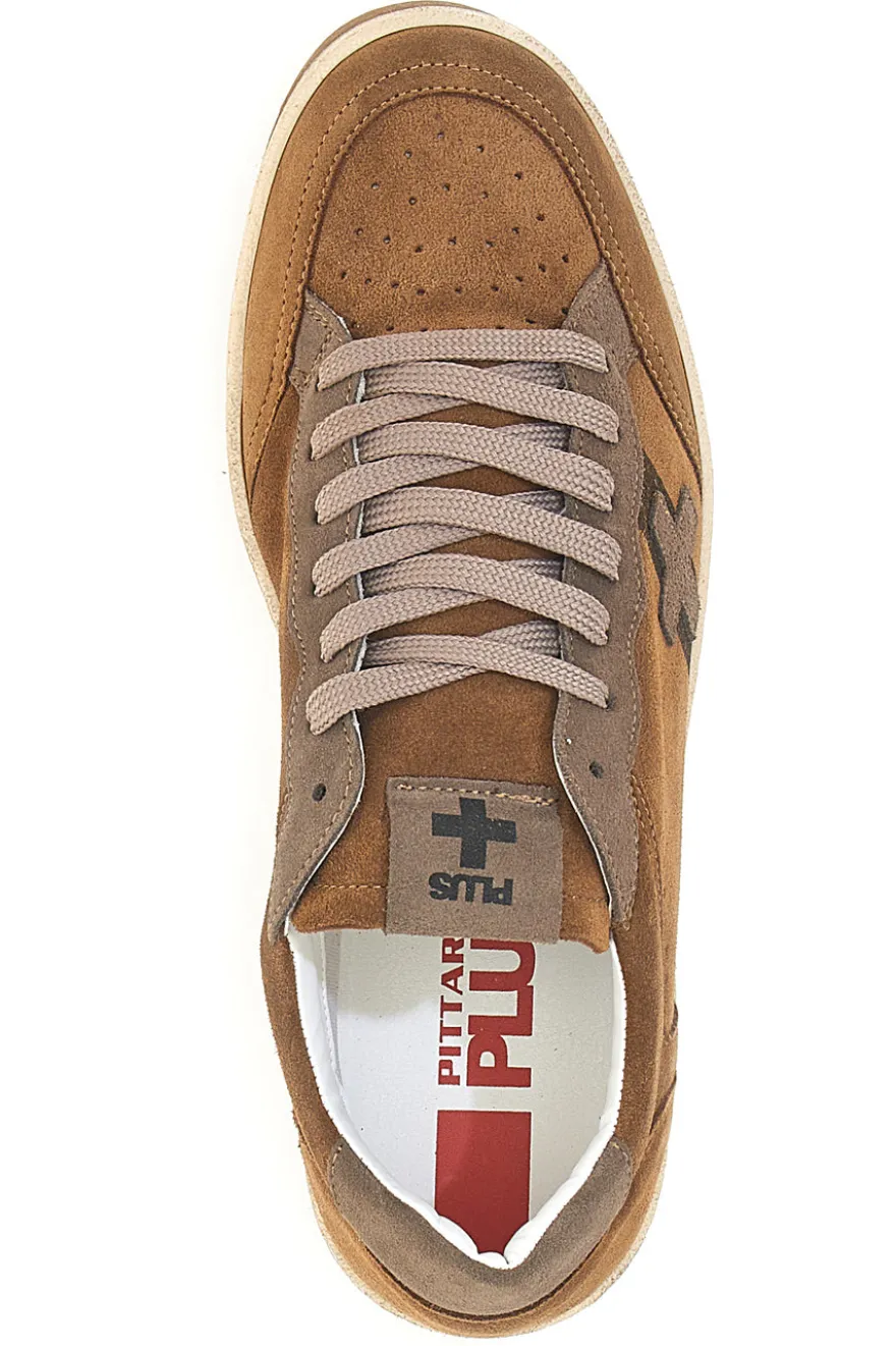 Sneakers da uomo marrone in pelle Pittarello Plus Aurelius