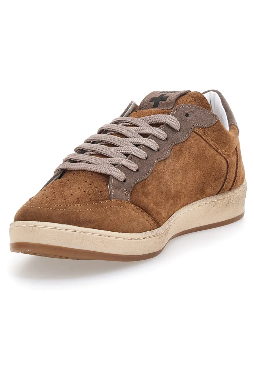 Sneakers da uomo marrone in pelle Pittarello Plus Aurelius
