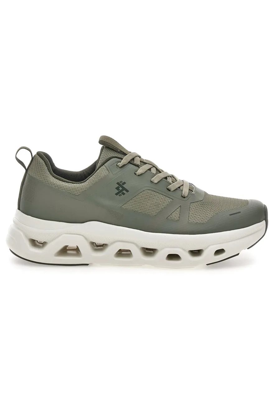 Sneakers da uomo verde stringate 2T2L YH25230