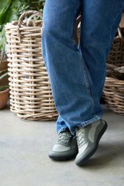 Sneakers da uomo verde stringate Pittarello YH25206