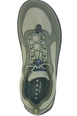 Sneakers da uomo verde stringate Pittarello YH25206