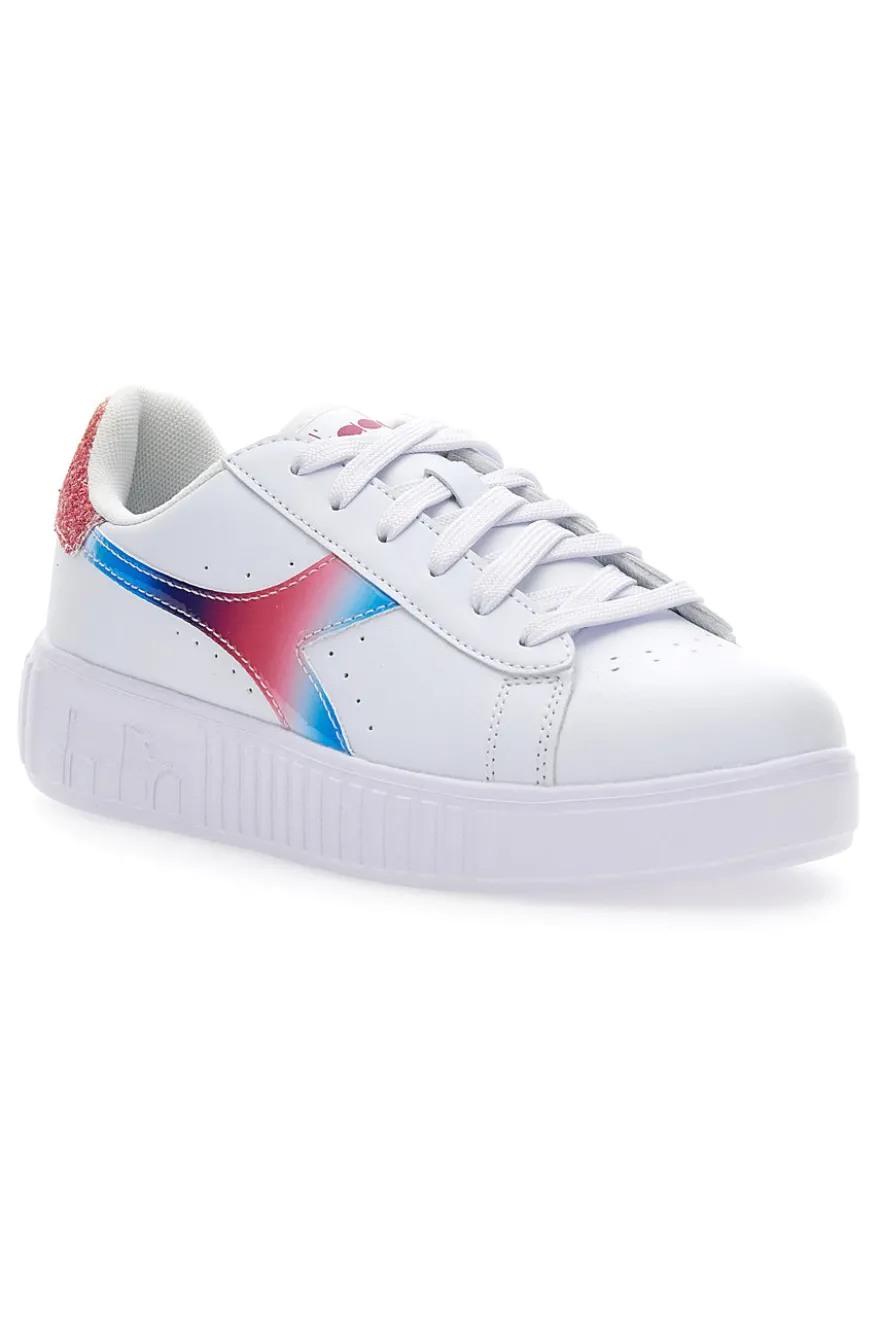 Sneakers Diadora Game Step Bloom GS Bianche