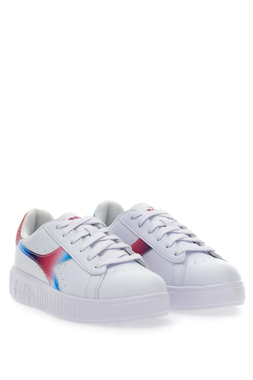Sneakers Diadora Game Step Bloom GS Bianche