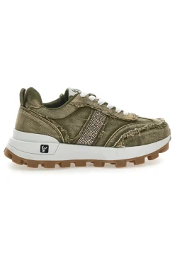 Sneakers Effetto Jeans Verdi FREDDY FY7604