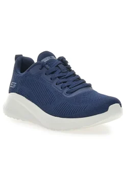 Sneakers Fitness Skechers Bob Squad Chaos-Face Off Blu