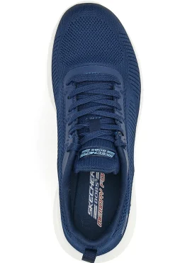 Sneakers Fitness Skechers Bob Squad Chaos-Face Off Blu