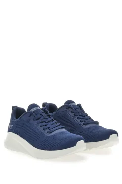 Sneakers Fitness Skechers Bob Squad Chaos-Face Off Blu