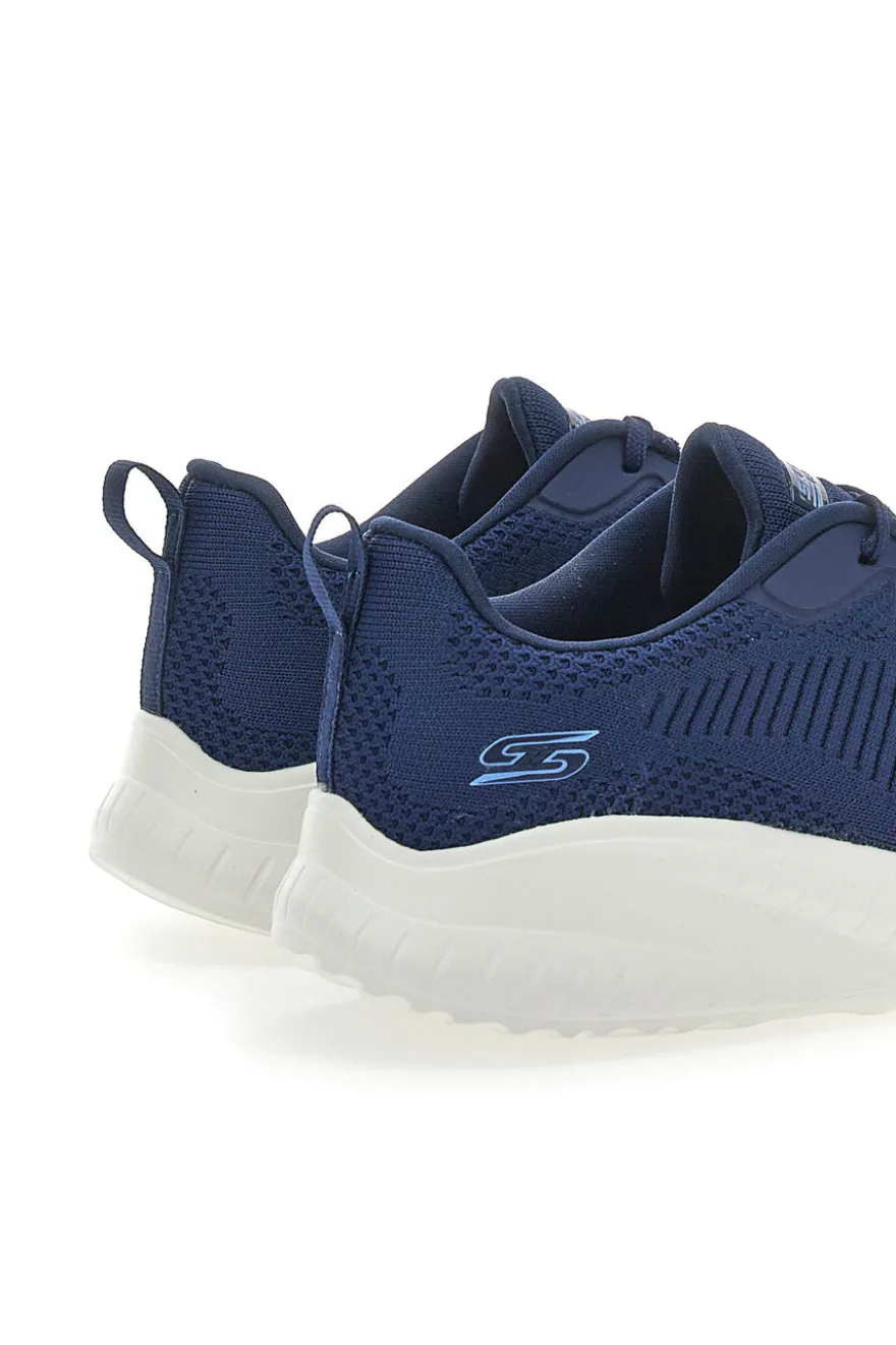 Sneakers Fitness Skechers Bob Squad Chaos-Face Off Blu