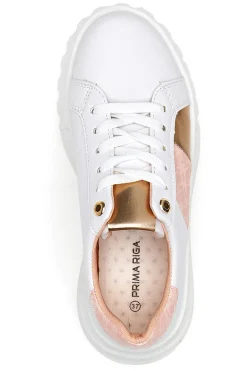 Sneakers Flatform Bianche Prima Riga 509161