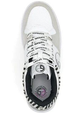 Sneakers Flatform Soprani Alex Bianche Animalier