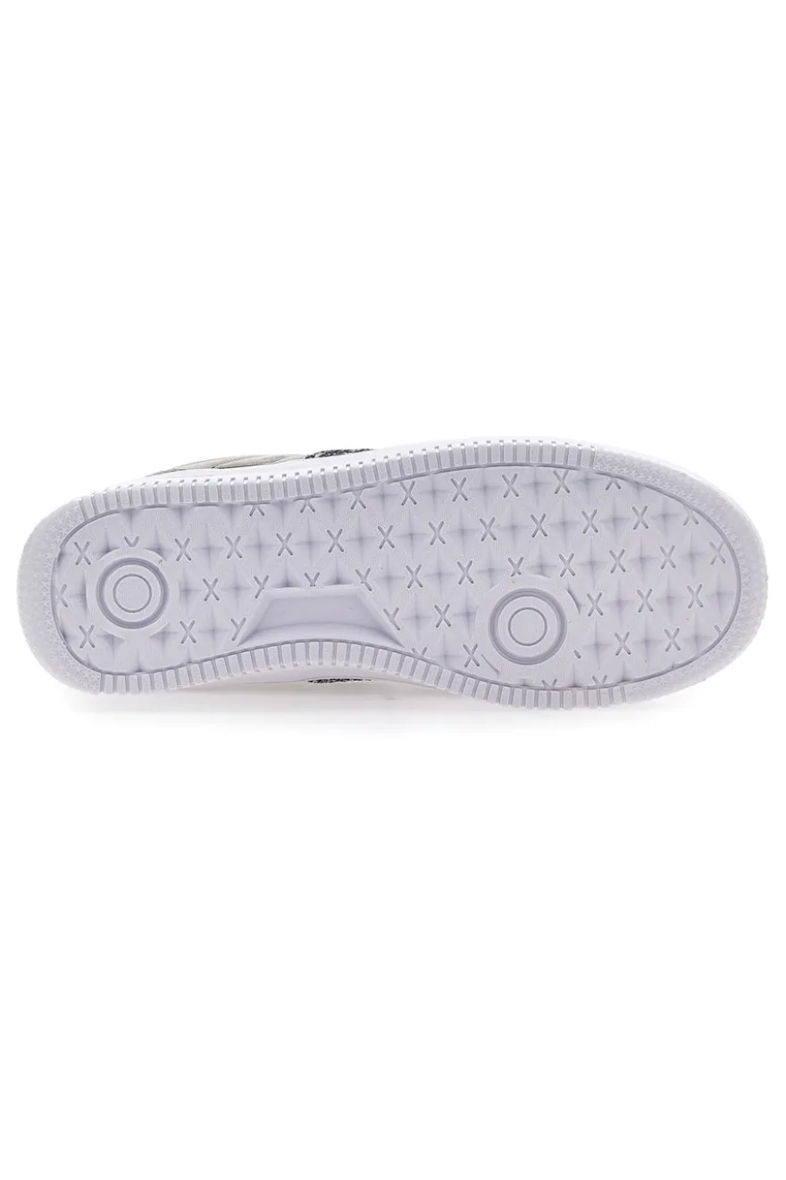 Sneakers Flatform Soprani Jimmy Glitter Piombo