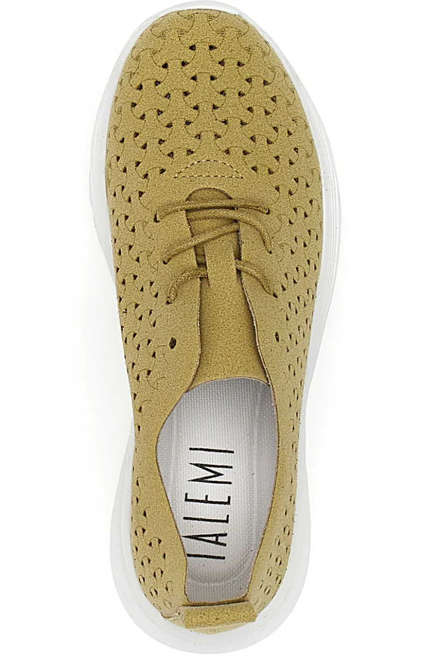 Sneakers Gialle con Tomaia Traforata TALEMI BK25S861